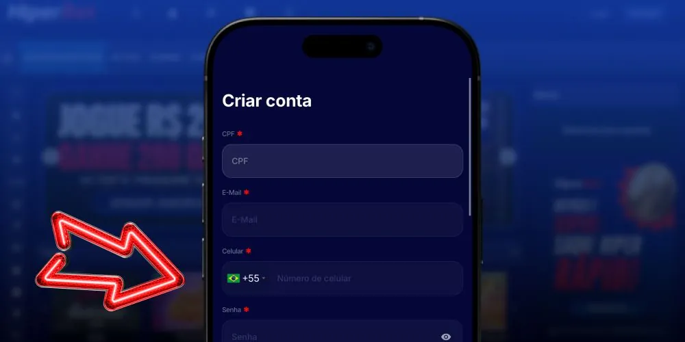 Preencha os dados pessoais
